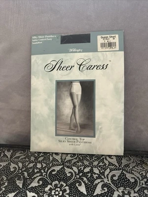 Pantimedias Worthington Sheer Caress Off negras control panty Q sandalia corta Foto 1 de 2