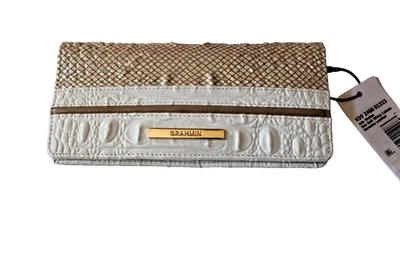 Brahmin Ady Wallet Sea Salt White Colada NWT NEW - Image 1 of 3