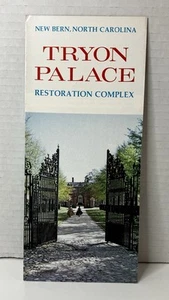 Tryon Palace Restoration Complex New Bern North Carolina Map Brochure Guide - Picture 1 of 4