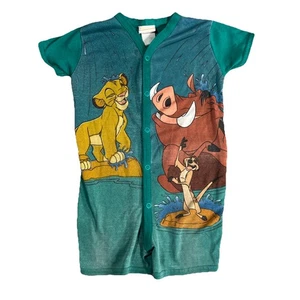 Mameluco Creeper Bebé Vintage Años 90 Disney Rey León 18 Meses Infantes Una Pieza - Imagen 1 de 11