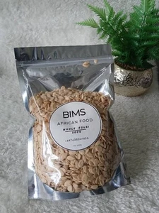 WHOLE EGUSI 100% Authentic Nigerian Hand Peeled Egusi Melon Seeds 600g - Picture 1 of 1