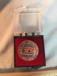 Vintage Bronze Tone ABC League Champion 1988-1989 Pin NIB - Picture 1 of 1
