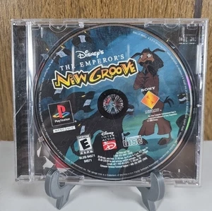 Disney's The Emperor's New Groove Sony PlayStation 1 2000 PS1 Disc Backcover On - Bild 1 von 3