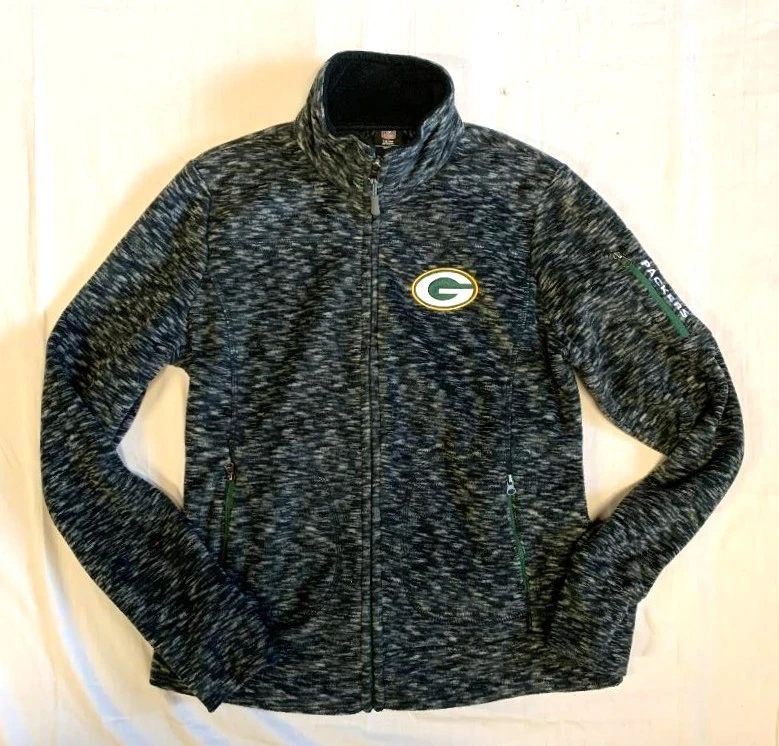 NFL Green Bay Packers Fútbol Cremallera Completa Polar Sudadera Equipo Ropa Para Mujer M Foto 1 de 4