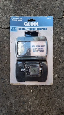 NEW Quinn 3/8" Digital Torque Adapter 5.9 to 59 ft.Lb.with carrying case - Image 1 of 2