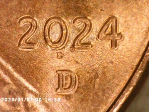 2024 D Uncirculated Lincoln Shield Cent Doubled Ear Lobe DDO DDR - Picture 1 of 18