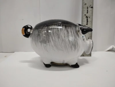 Vintage Small Ceramic Hand Painted MCM Piggy Bank Made In Italy - Image 1 of 4