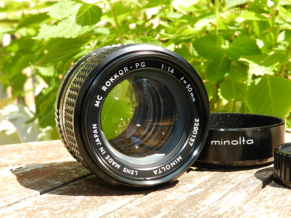 [US DDP]working[Near Mint]Minolta MC Rokkor PG 50mm f/1.4 lens From JAPAN - Image 1 of 4
