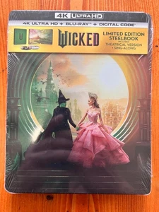 WICKED - Ariana Grande - Limited Edition 4K UHD + Blu-ray + Digital SteelBook - Picture 1 of 14