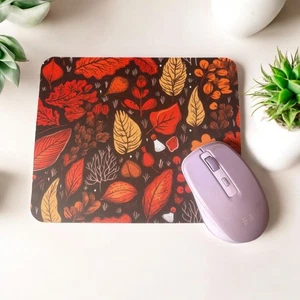 Alfombrilla de ratón de escritorio antideslizante otoño. Portátil, oficina, iPad, PC, - Imagen 1 de 3