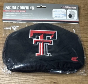 2 Pack Texas Tech Red Raiders Licensed NCAA Washable Resuable Face Mask Cover - Picture 1 of 4