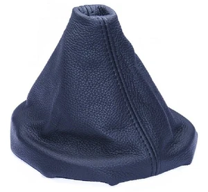 Bolsa de cambio manguito de cambio adecuado para VW T5 Transporter en cuero auténtico negro - Imagen 1 de 1