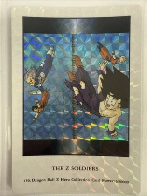 The Z Soldiers- Dragon Ball Z Hero Collection 1993 Japanese - #150 Prism - Image 1 of 2
