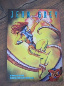 1995 FLEER ULTRA X-MEN JEAN GREY SINISTER OBSERVATIONS 6 CHROMIUM CHASE RARE - Bild 1 von 2