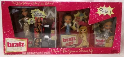 Bratz the Movie 3-in-1 Movie Star Yasmin Grows up Poseable Doll Set New in Box - Image 1 of 4