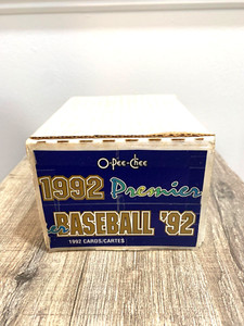1992 O-Pee-Chee Premier Baseball 1-198 Complete Set
