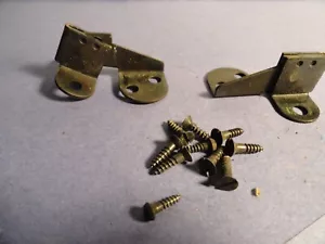1950s SINGER # 15-90 SEWING MACHINE FRONT SUPPORT BOARD TO MACHINE HINGES SCREWS - Picture 1 of 5