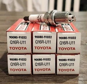 7x Bujías Toyota 90080-91032 / Q16R-U11 Original Original Original OEM - Imagen 1 de 6