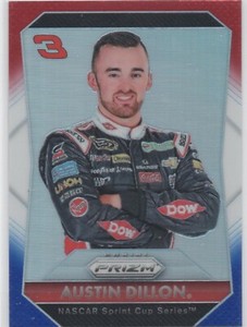 2016 Panini Prizm NASCAR SPRINT CUP RED WHITE BLUE #3 Austin Dillon 48