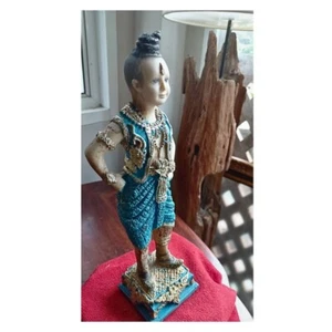 Old Kuman Thong Statue Thai Holy Amulet Powerful Magic Wealth Talisman 12" High - Picture 1 of 8