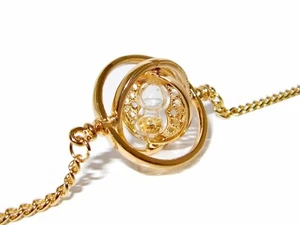 HARRY POTTER MINI TIME TURNER CHARM BRACELET 18K GOLD PLATED BEST QUALITY!! - Picture 1 of 3
