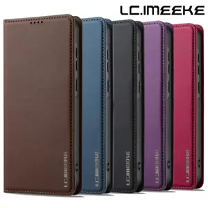 Custodia telefono magnetica PU+TPU costruzione 2 slot scheda supporto multiangolo protezione completa - Foto 1 di 79