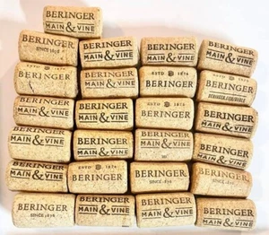 Lote de 25 Corchos de Vino Natural Beringer Usados Artesanía Proyectos Niños Hágalo Usted Mismo Boda - Imagen 1 de 1