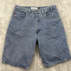 VTG Bugle Boy Jeans 765 Shorts Men’s 34 Blue 90s Denim Med Washed 11” Inseam - Picture 1 of 10