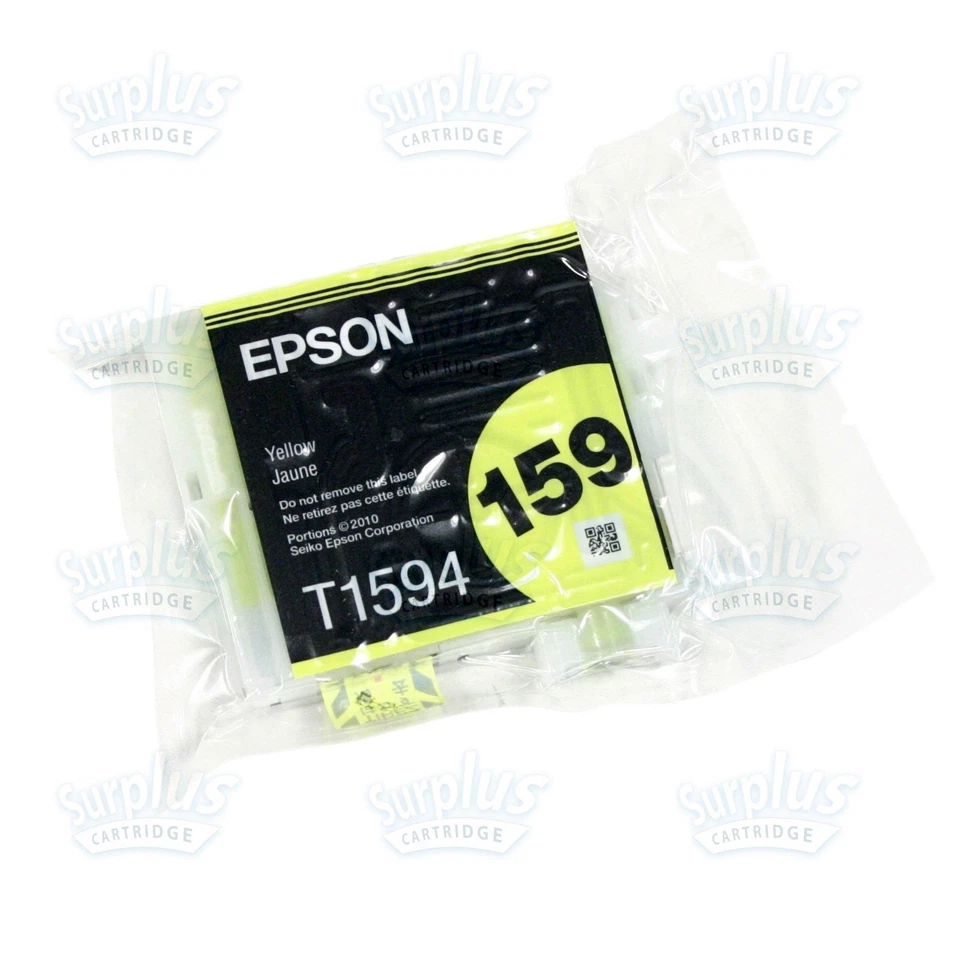 Genuine Epson 159 Yellow Ink Cartridge T1594 T159420 T159 Stylus Photo R2000 - Image 1 of 1