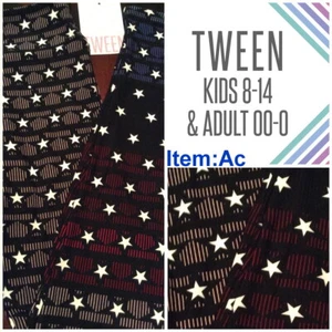 New with Tag: Tween LuLaRoe Leggings ((8-14 & Adult 00-0) - Choice of One - Picture 1 of 2