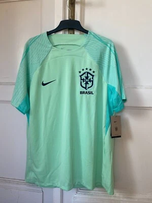 New Men Nike Brazil Training Football Shirt Jersey XL Brasil Neymar - Image 1 of 4