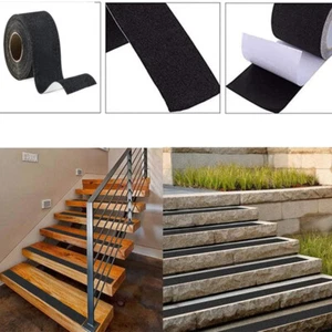 Anti Slip Non Skid High Traction Safety Grit Grip Tape Strips Self Adhesive Back - Picture 1 of 9
