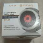 NEW+2+Two+Pack+Clarisonic+Daily+Cleanse+Brush+Head+for+Men+NIB+Facial+1st+Gen
