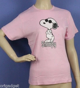 MAGLIETTA STAMPATA SNOOPY PEANUTS ELASTICIZZATA DONNA UFFICIALE PN007KP - Imagen 1 de 2