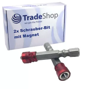 2x Kreuz Schraubendreher Bit PH20 50mm mit Magnet für Gipsplatten Trockenbau - Bild 1 von 1