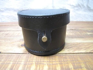 Quality Black leather " TROUT " REEL CASE fly fishing - Picture 1 of 7