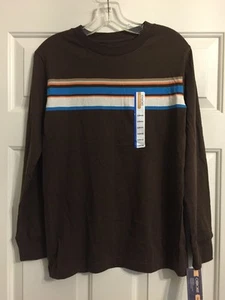 NWT Boys Cherokee size L brown beige blue Ultimate Tee - Picture 1 of 5