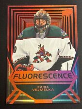 Karel Vejmelka - 2021-22 Fluorescence Red Rookie Card #FL-8