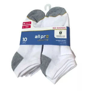 all pro® by GOLDTOE® Damen Sport NO SHOWS Socken 10er Pack Polstersohle NEU!!! - Bild 1 von 10