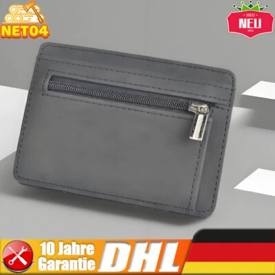 Slim Wallet Kartenetui Münzfach RFID Schutz Cardholder Geldbeutel Portemonnaie - Bild 1 von 4