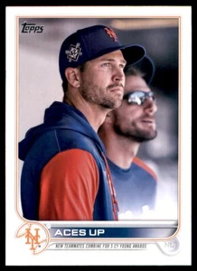 2022 Topps Update #US288 Max Scherzer Jacob deGrom - Picture 1 of 6