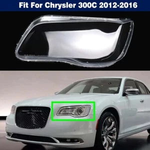 Left Headlamp Shell Headlight Cover Clear Lens For Chrysler 300C 2012-2016 - Foto 1 di 6