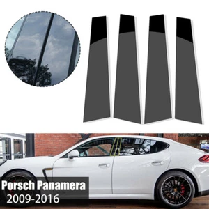 Pegatina poste de columna para Porsche Panamera 2009-2016 puerta ventana revestimiento - Imagen 1 de 11
