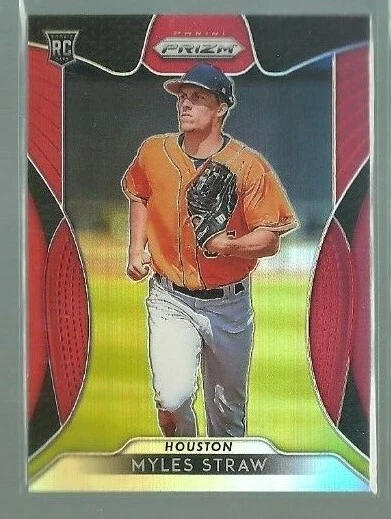 2019 Panini Prizm Prizms Red #96 Myles Straw RC (ref 78710) - Image 1 of 1