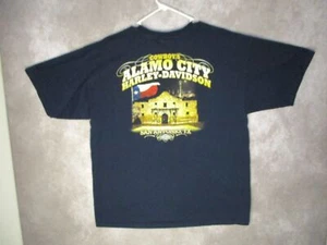 Harley Davidson Shirt Mens XL Black Alamo City San Antonio Texas 2012 - Picture 1 of 8
