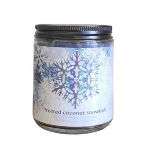 Bath & Body Works FROSTED COCONUT SNOWBALL Single Wick CANDLE 7 oz - Picture 1 of 3