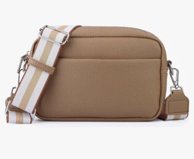 Bolsa tiracolo pequena com alça larga de guitarra bolsa de ombro para câmera satchel - Imagem 1 de 4