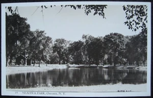1948 Neahwa Park Oneonta NY New York RPPC Echtfoto Postkarte Bob Wyer Fotokarte - Bild 1 von 2