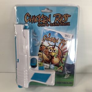 Chicken Riot Gun & Game Pack - Nintendo Wii - BRAND NEW & SEALED - Zapper Gun