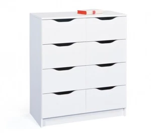 Anrichte Kommode Stauraum Schrank Westphalen 8B  Weiß - Bild 1 von 6